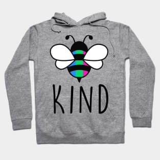 Be Kind Polysexual Bee Gay Pride LGBT Rainbow Hoodie